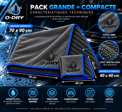 Pack Duo Séchage Ultime O-DRY